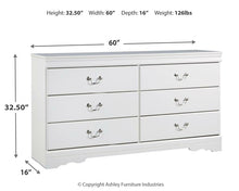 Load image into Gallery viewer, Anarasia Six Drawer Dresser
