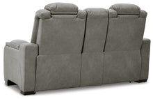 Load image into Gallery viewer, The Man-Den PWR REC Loveseat/CON/ADJ HDRST
