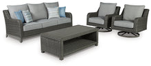 Load image into Gallery viewer, Elite Park Outdoor Sofa and 2 Chairs with Coffee Table
