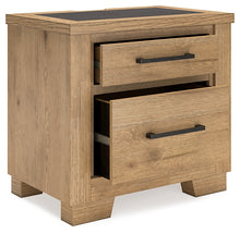 Load image into Gallery viewer, Galliden Two Drawer Night Stand
