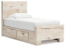 Load image into Gallery viewer, Lawroy Twin Panel Bed with Storage
