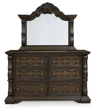 Load image into Gallery viewer, Maylee King Upholstered Bed with Mirrored Dresser, Chest and 2 Nightstands
