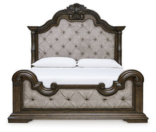 Load image into Gallery viewer, Maylee King Upholstered Bed with Mirrored Dresser, Chest and 2 Nightstands
