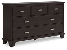 Load image into Gallery viewer, Covetown Twin Panel Bed with Dresser and 2 Nightstands
