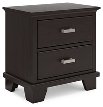 Load image into Gallery viewer, Covetown Full Panel Bed with Mirrored Dresser, Chest and Nightstand
