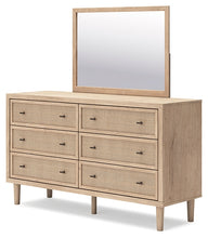 Load image into Gallery viewer, Cielden King Panel Headboard with Mirrored Dresser and 2 Nightstands
