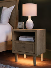 Load image into Gallery viewer, Cielden King Panel Headboard with Mirrored Dresser and 2 Nightstands
