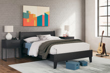 Load image into Gallery viewer, Socalle Full Panel Platform Bed with Dresser and 2 Nightstands
