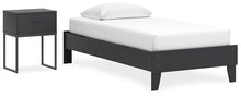 Load image into Gallery viewer, Socalle Twin Platform Bed with Nightstand
