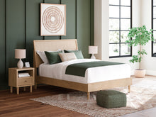 Load image into Gallery viewer, Cielden Queen Panel Bed with Mirrored Dresser and 2 Nightstands
