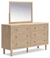 Load image into Gallery viewer, Cielden King Panel Bed with Mirrored Dresser and Chest
