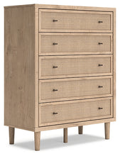 Load image into Gallery viewer, Cielden King Panel Bed with Mirrored Dresser and Chest
