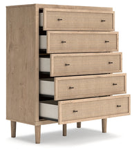 Load image into Gallery viewer, Cielden King Panel Bed with Mirrored Dresser and Chest
