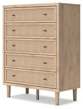 Load image into Gallery viewer, Cielden King Panel Bed with Mirrored Dresser, Chest and Nightstand
