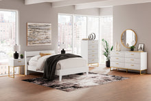 Load image into Gallery viewer, Socalle Twin Panel Headboard with Dresser, Chest and 2 Nightstands
