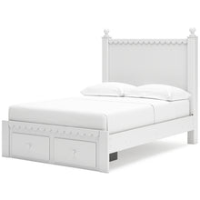 Load image into Gallery viewer, Mollviney Full Panel Storage Bed with Mirrored Dresser and Chest
