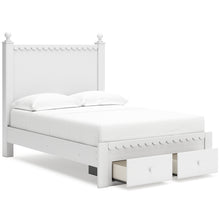 Load image into Gallery viewer, Mollviney Full Panel Storage Bed with Mirrored Dresser and Chest
