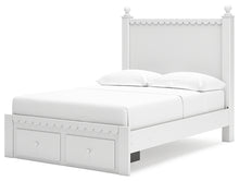 Load image into Gallery viewer, Mollviney Full Panel Storage Bed with Mirrored Dresser and Chest
