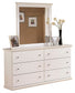 Bostwick Shoals Twin Panel Bed with Mirrored Dresser, Chest and Nightstand