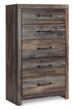 Load image into Gallery viewer, Drystan King Panel Bed with 4 Storage Drawers with Mirrored Dresser and Chest
