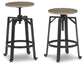 Lesterton Counter Height Dining Table and 2 Barstools