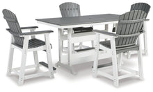 Load image into Gallery viewer, Transville Outdoor Counter Height Dining Table and 4 Barstools
