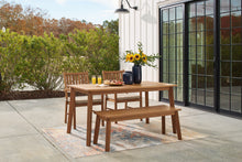 Load image into Gallery viewer, Janiyah Outdoor Dining Table and 2 Chairs and Bench
