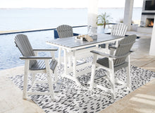 Load image into Gallery viewer, Transville Outdoor Counter Height Dining Table and 4 Barstools
