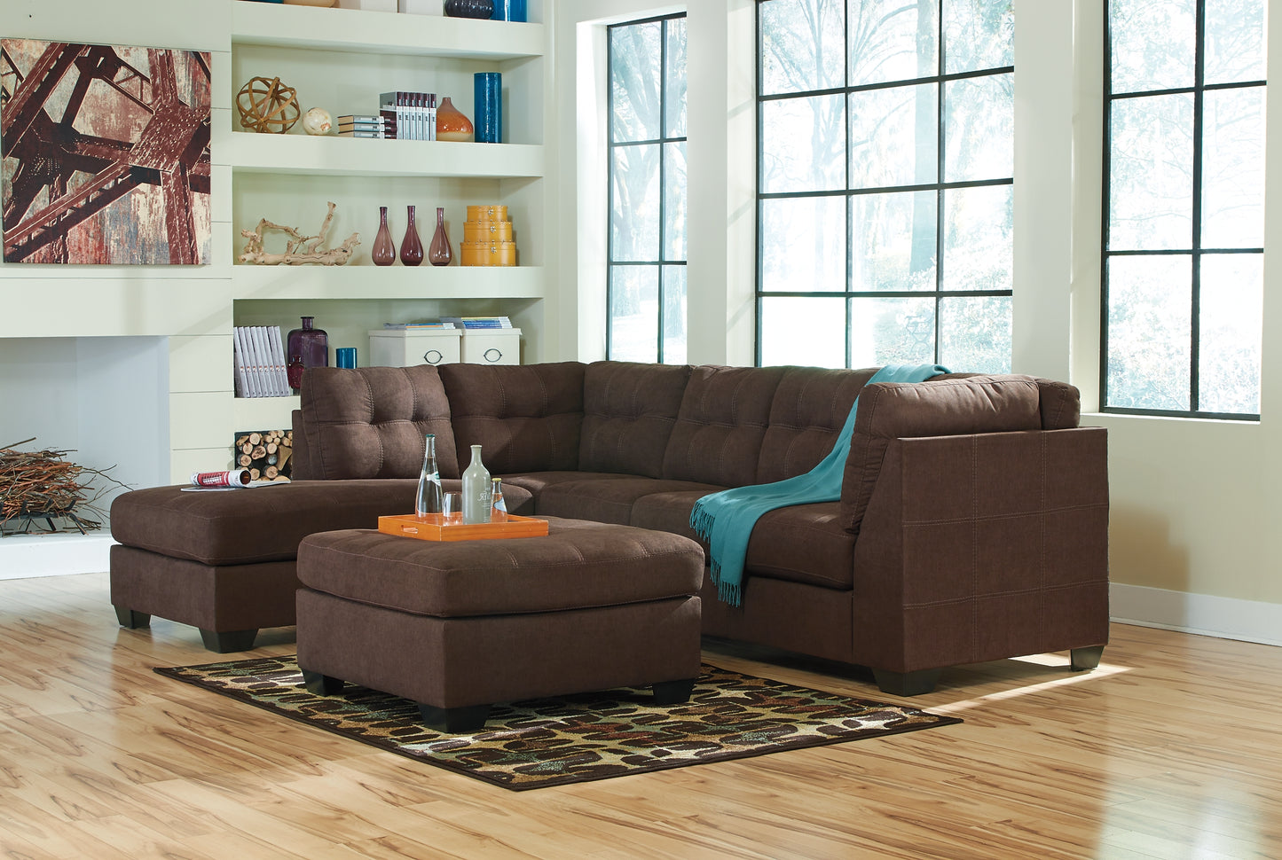 Maier 2-Piece Sectional with Ottoman