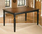 Owingsville Dining Table and 4 Chairs and Bench