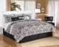 Bostwick Shoals King/California King Panel Headboard with Mirrored Dresser and 2 Nightstands