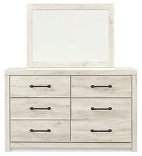 Load image into Gallery viewer, Cambeck  Panel Bed With 2 Storage Drawers With Mirrored Dresser
