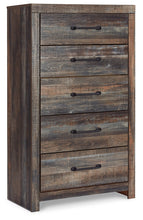 Load image into Gallery viewer, Drystan Queen/Full Bookcase Headboard with Mirrored Dresser and Chest
