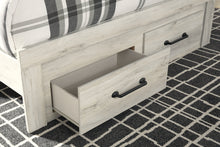 Load image into Gallery viewer, Cambeck  Panel Bed With 2 Storage Drawers With Mirrored Dresser
