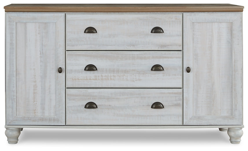 Haven Bay King Panel Storage Bed with Dresser