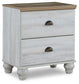 Haven Bay King Panel Bed with Mirrored Dresser and 2 Nightstands