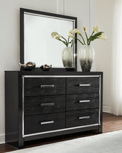 Load image into Gallery viewer, Kaydell Queen Upholstered Panel Storage Bed with Mirrored Dresser, Chest and 2 Nightstands
