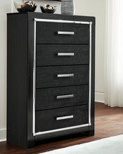 Load image into Gallery viewer, Kaydell Queen Upholstered Panel Storage Bed with Mirrored Dresser, Chest and 2 Nightstands
