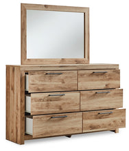 Load image into Gallery viewer, Hyanna Full Panel Bed with Storage with Mirrored Dresser, Chest and Nightstand
